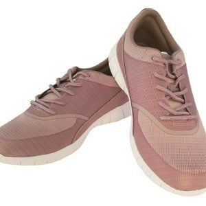 Comfortview Leah Sneakers Women’s Size 8.5M Mesh Pink Lace Up